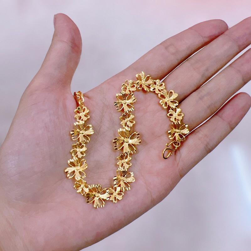 Lắc tay xuping mạ vàng 24k không đen không gỉ