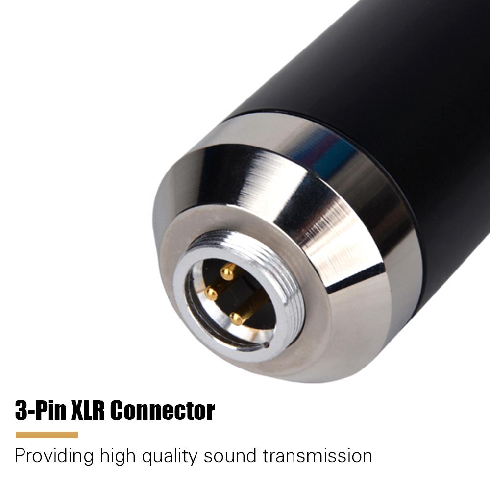 Bộ micrô ngưng tụ Cardioid với Bộ lọc chống va đập bằng nhựa có độ nhạy cao