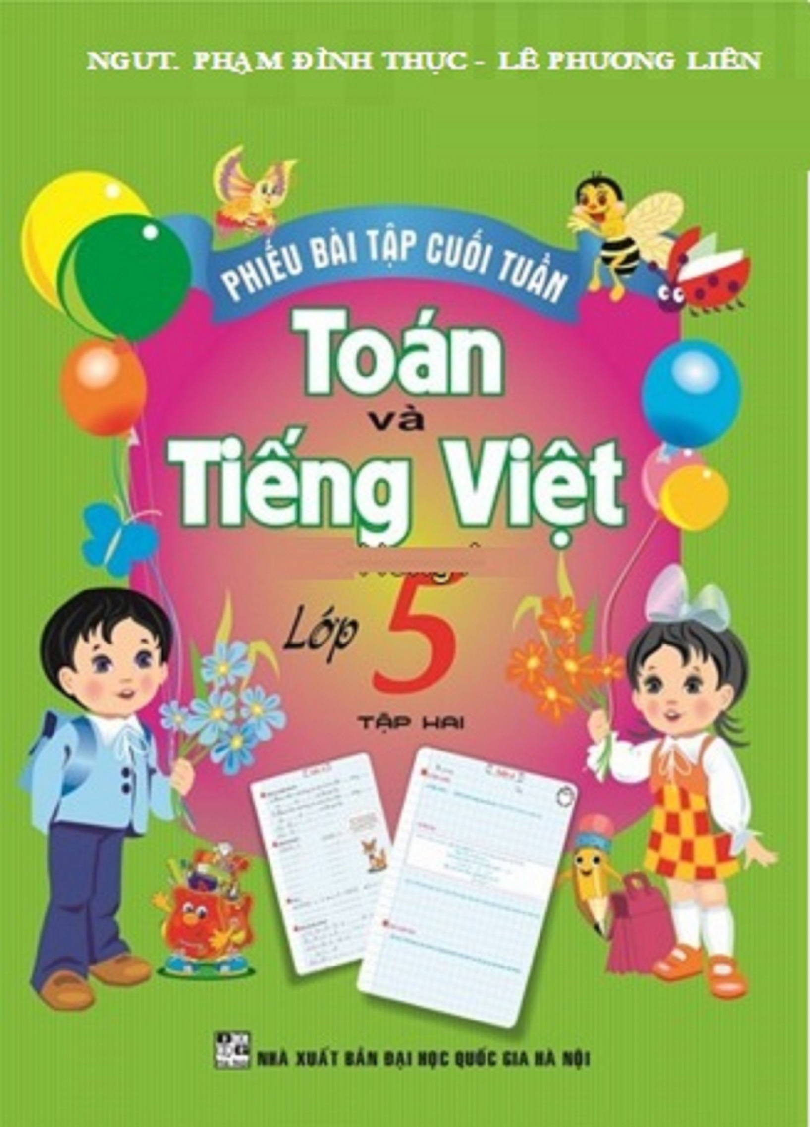 Phiếu Bài Tập Cuối Tuần Toán-Tiếng Việt Lớp 5 Tập 2 - HA