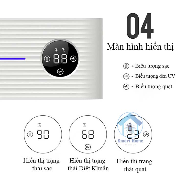 Máy khử khuẩn bàn chải đánh rắng tiệt trùng bằng tia cực tím UV ngăn chặn sự phát triển của vi khuẩn cực kì an toàn phù hợp với mọi gia đình