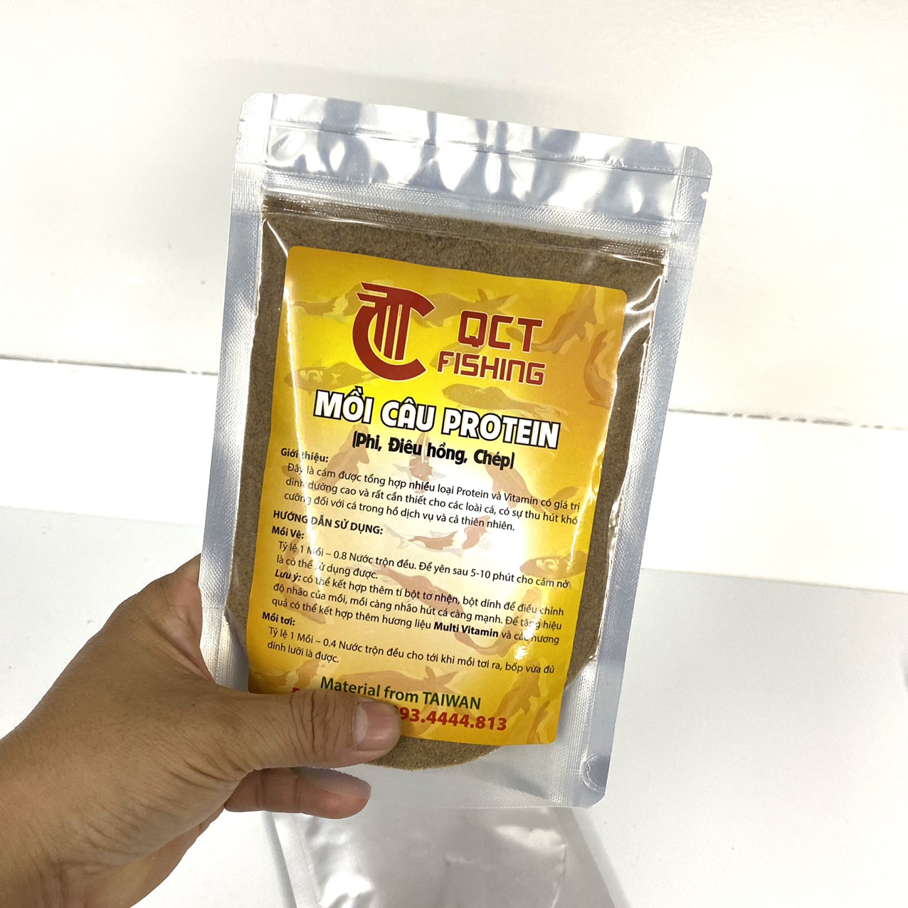Combo 2 Gói Mồi Câu Cá Protein, Chuyên Chép, Rô Phi, Điêu Hồng