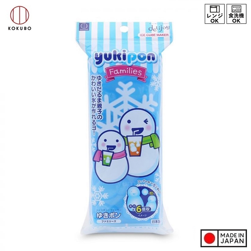 Khay làm đá hình người tuyết DeLijoy Families - Hàng Nội Địa Nhật Bản
