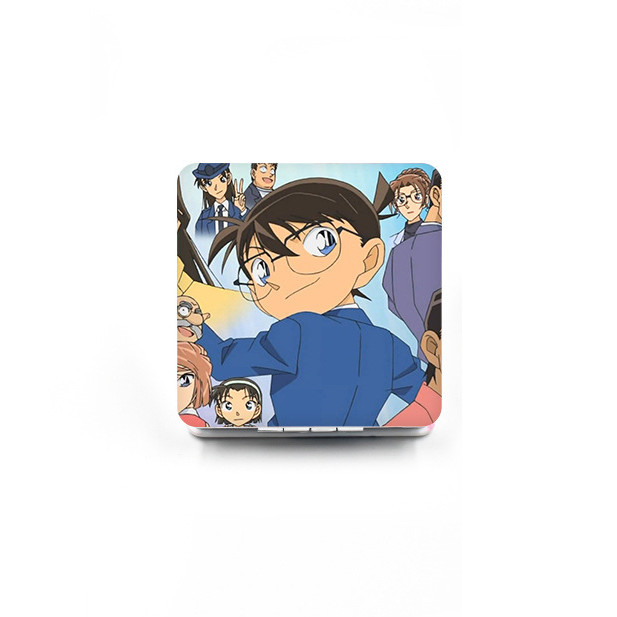 Gương mini 2 mặt Conan tròn vuông nhiều mẫu