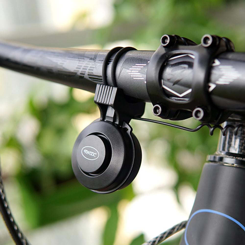 TWOOC Rechargeable Cycling Handlebar Electric Bike Ring Adjustable Volume Mini Alarm Bell Electronic Bicycle Horn