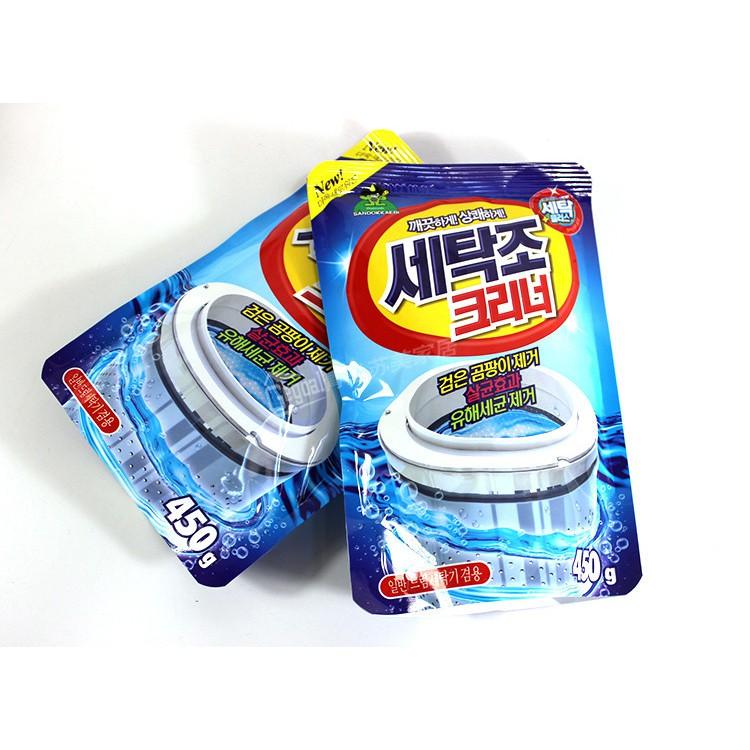 2 gói bột tẩy lồng máy giặt 450g