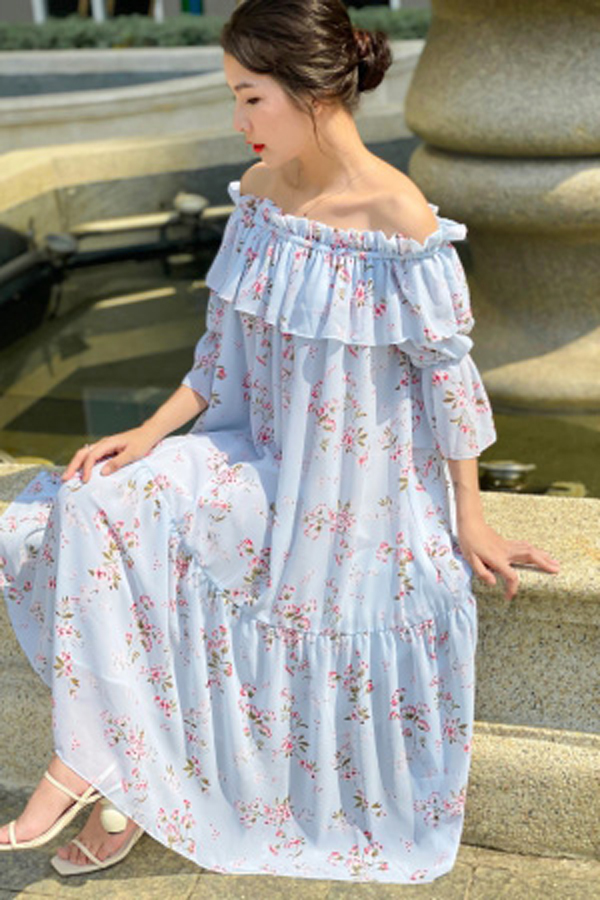 Váy hoa River Dress