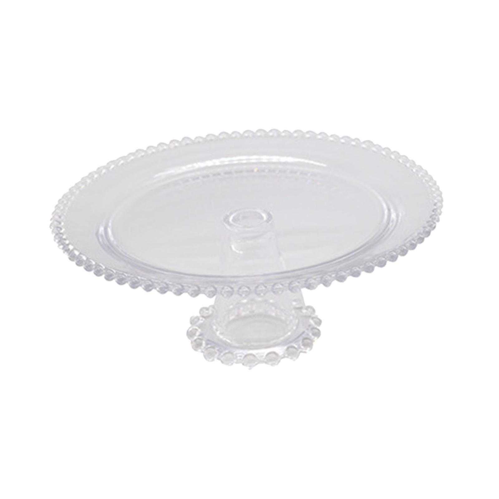 Transparent Cake Stand 12inch Round Cake Plate for Event Countertop Supplies