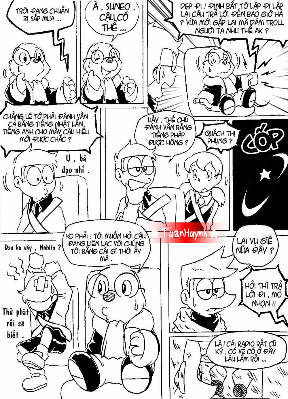 doraemon fan-made : nobita và cuộc phiêu lưu đến hòn đảo bị mất chapter 5 6