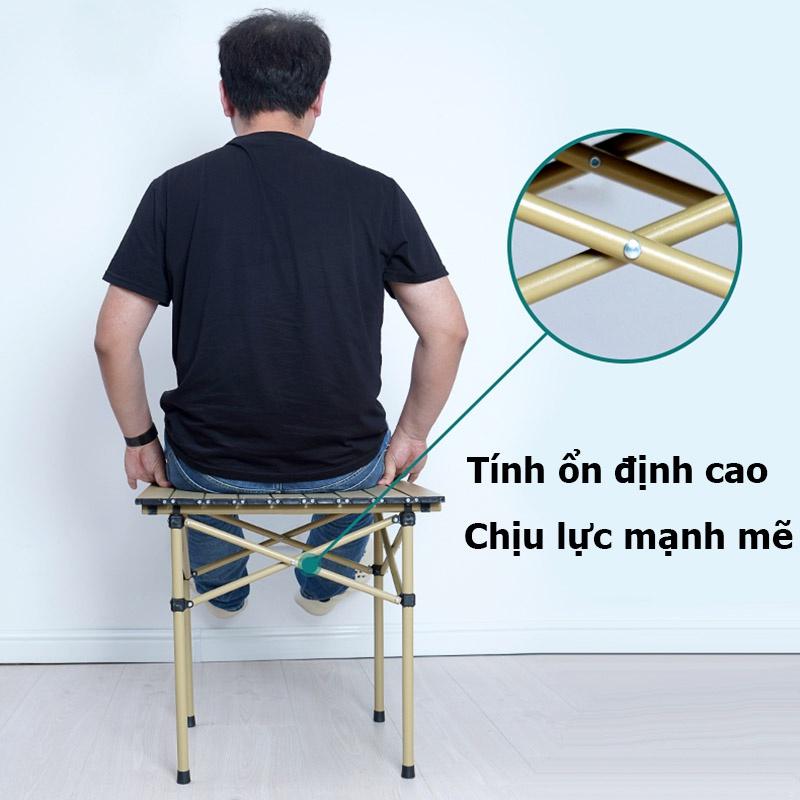 Bàn Nhôm Gấp Gọn Cắm Trại Phượt Du Lịch Dã Ngoại - Bàn Xếp Dã Ngoại Câu Cá