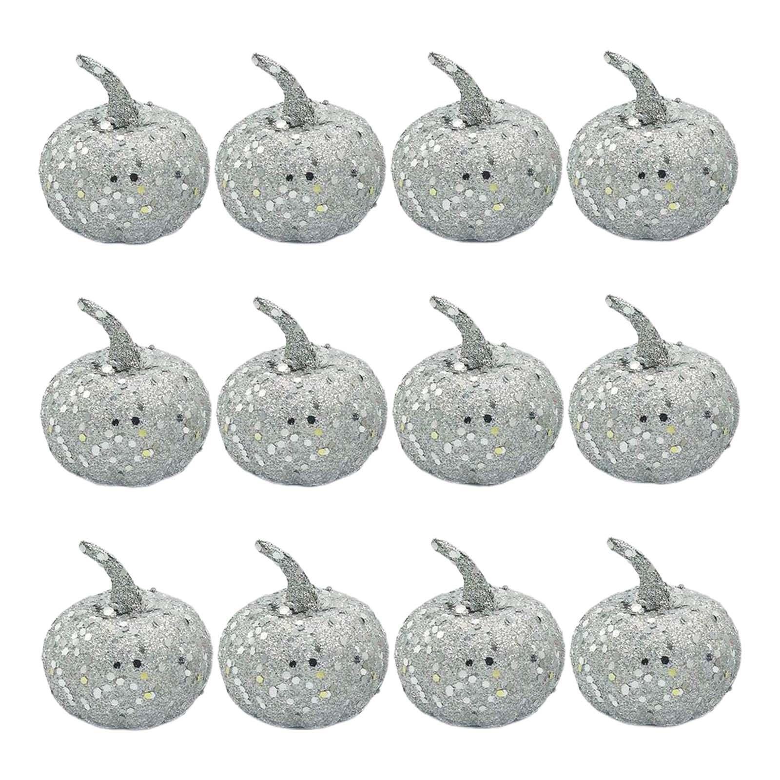 12x Foam Pumpkin Models Handmade for Table Centerpiece Thanksgiving Festival