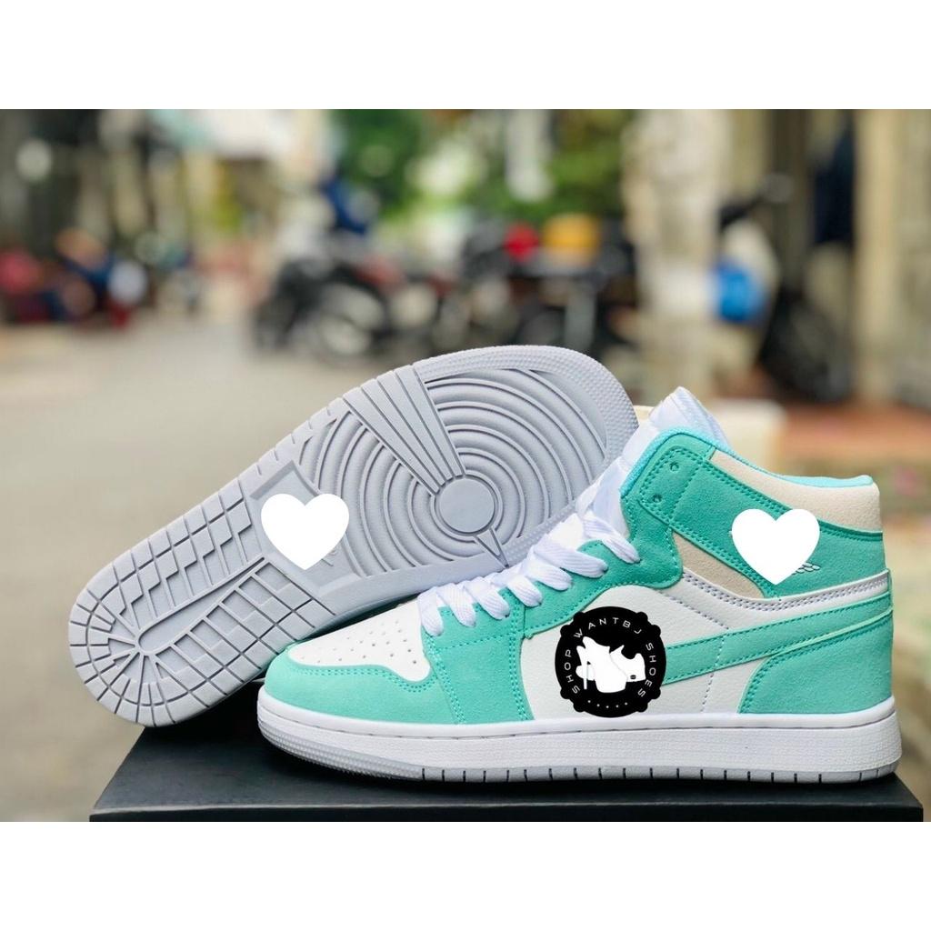 Giày sneaker nam và nữ, giày bata JD1 da mền cổ cao size 36 đến 44