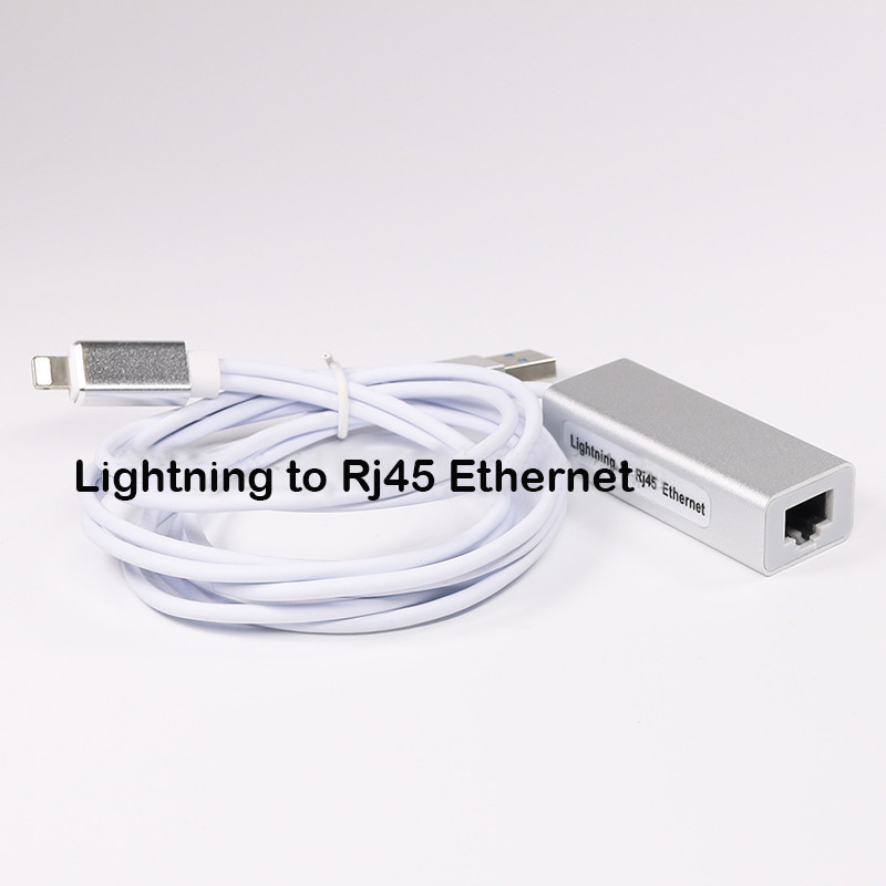 Set bộ chuyển đổi Promax RJ45 Ethernet cổng mạng, USB với nguồn sạc Lightning cho iPhone, iPad ( New Version) - Hàng chính hãng