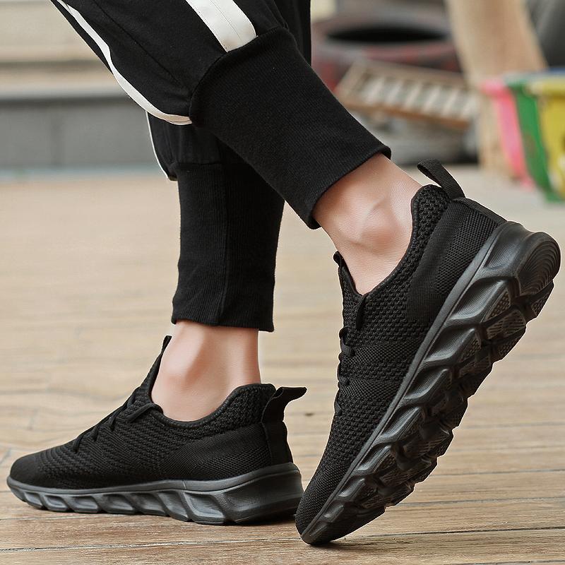 LCRTZKG Giày chạy bộ nam Breathable nhẹ ren-up Giày chạy bộ nam Giày thể thao giản dị Giày thể thao lưới Giày đi bộ nữ