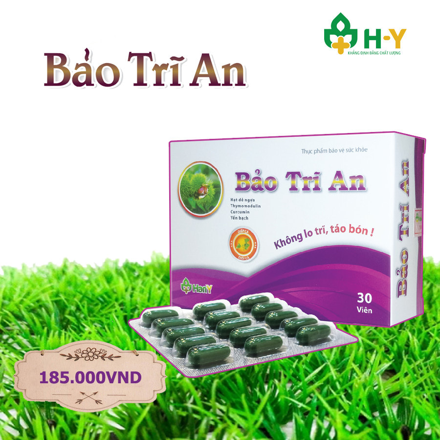 Bảo Trĩ An hộp 30 viên - hỗ trợ giảm táo bón, giảm trĩ. thành phần thảo dược an toàn, hiệu quả