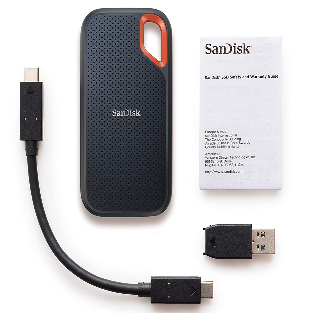 Ổ cứng di động External SSD Sandisk Extreme V2 E61 New 2021 - 500GB Hàng Nhập Khẩu