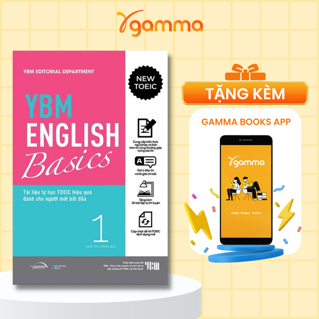 Combo Trọn Bộ YBM English Basics 1+2 