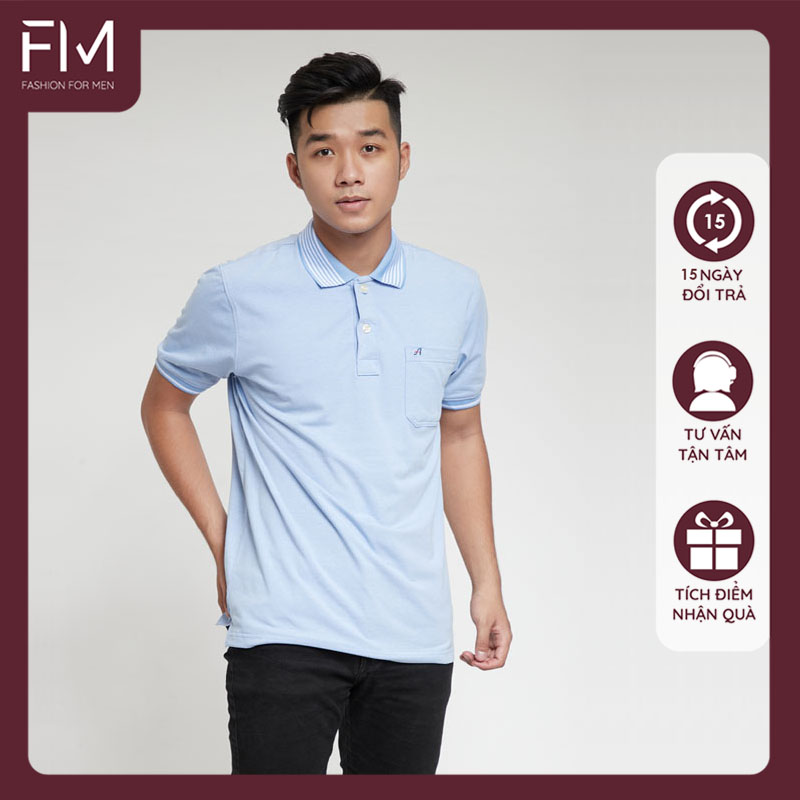 Áo Polo nam cổ bẻ ngắn tay, chất liệu vải thun cotton cao cấp, trẻ trung, năng động – FORMEN SHOP – FMPS088 - ĐỎ