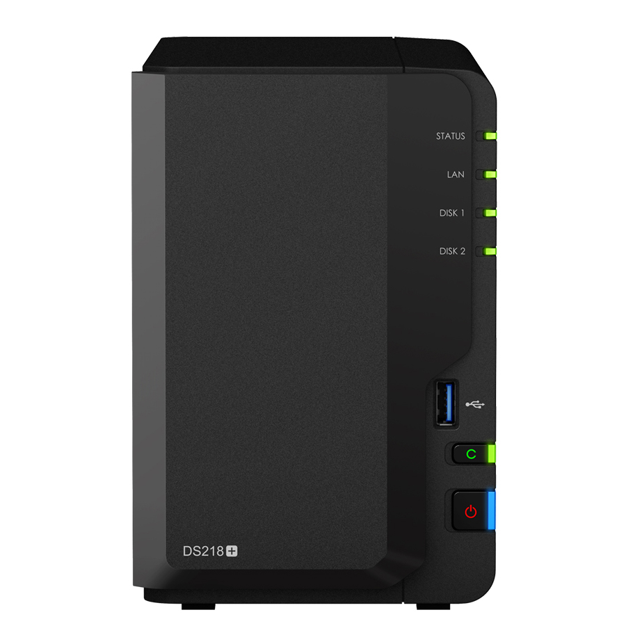 Thiết bị lưu trữ NAS 2-Bay Synology DS218+ - Hàng Chính Hãng