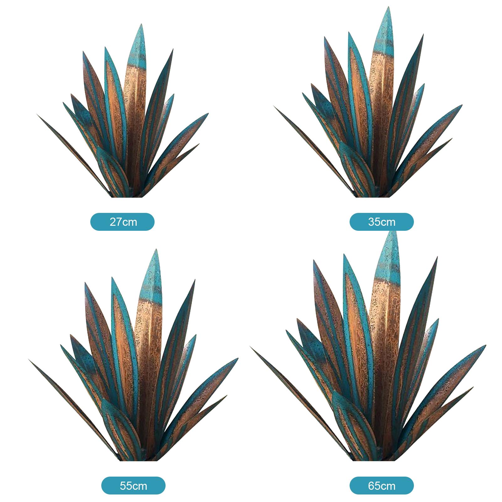 Bộ Trang Trí Cây Thùa Tự Làm 9 Lá Kim Loại Diy