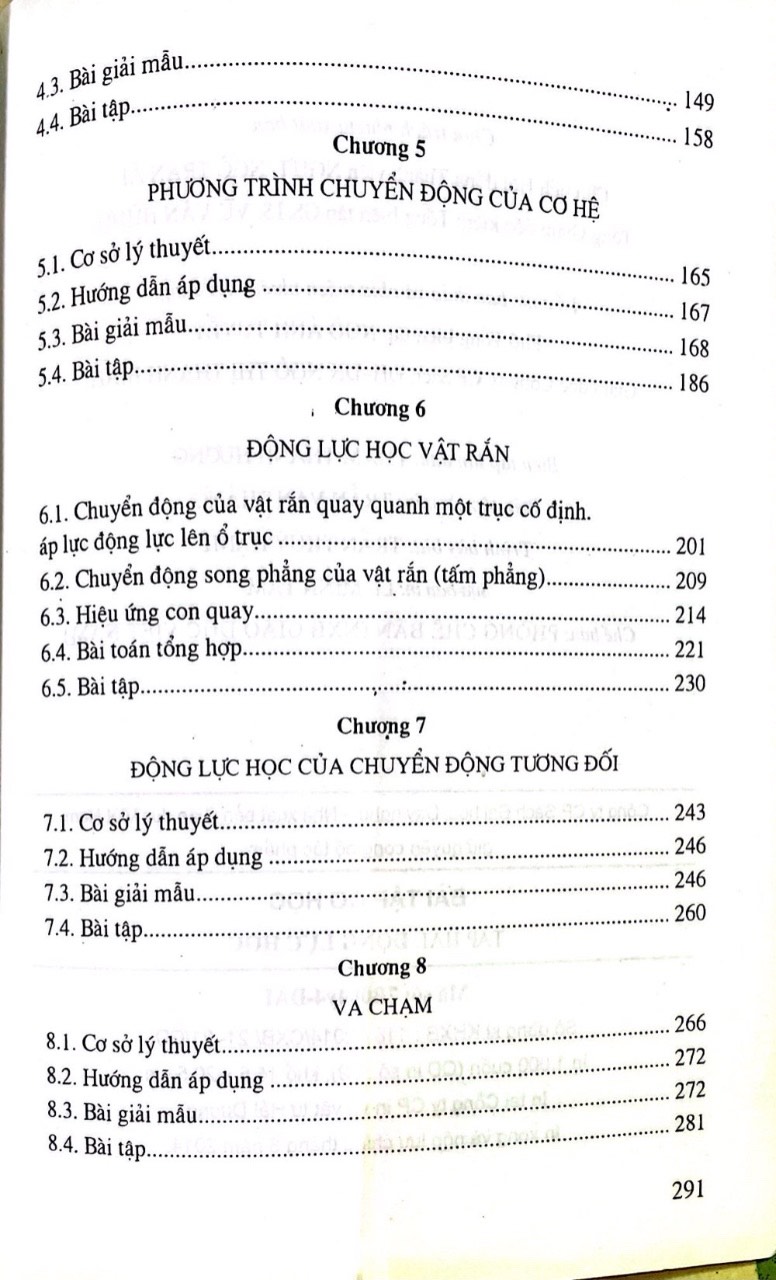 Bài Tập Cơ Học Tập 2- Động Lực Học