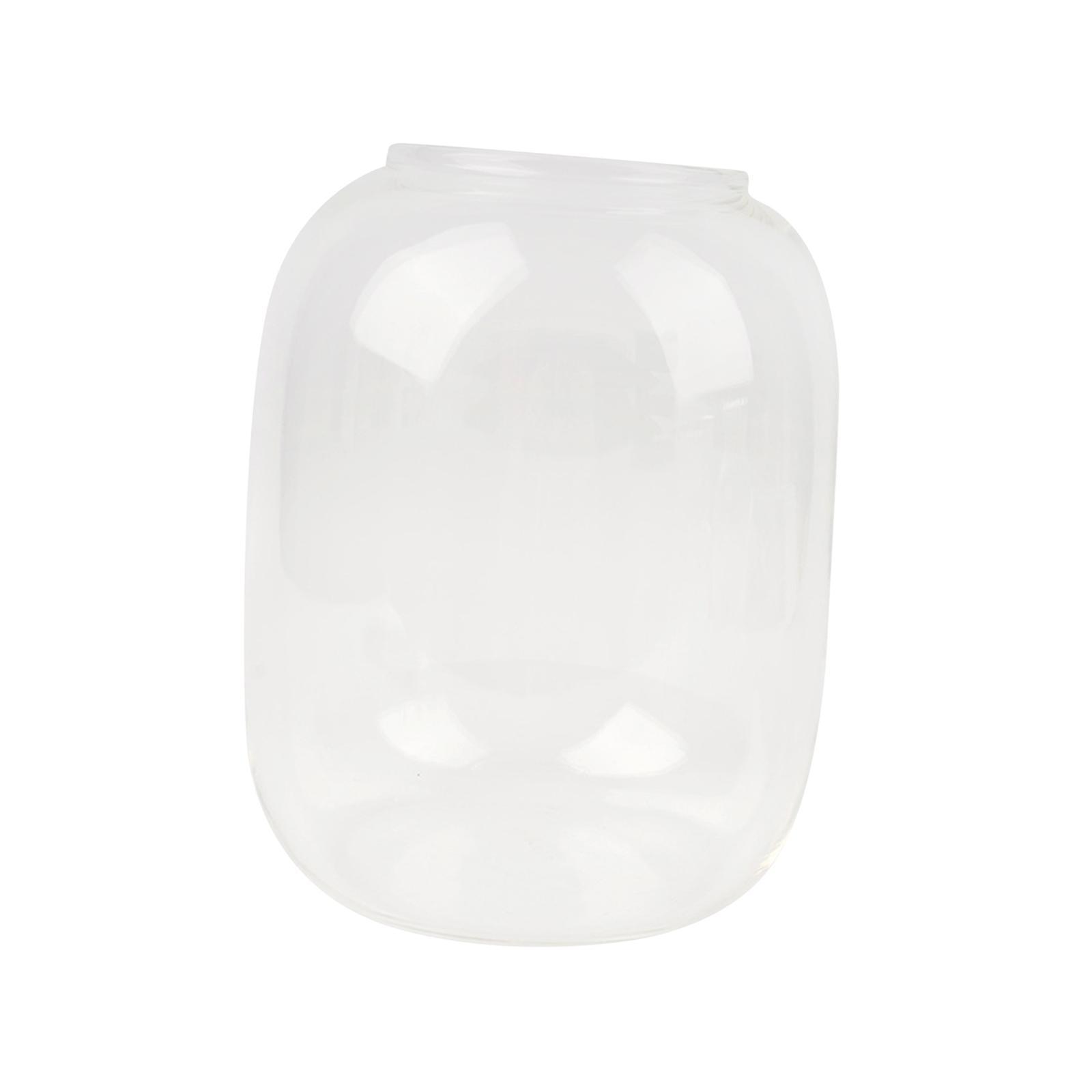 Vase Glass Glass Empty Bottle for Home Office Ornament