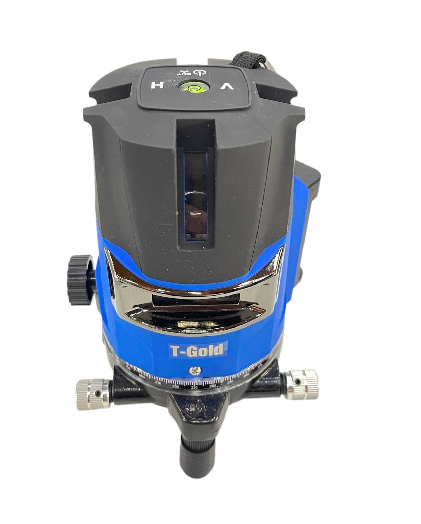 Máy Cân Bằng laser T-GLD 5 Tia Xanh hộp nhôm kèm chân