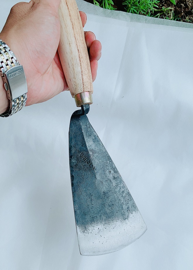Dầm Xới Đất, Đào Đất Cán Gỗ Lưỡi Dày - Hàng Rèn K43