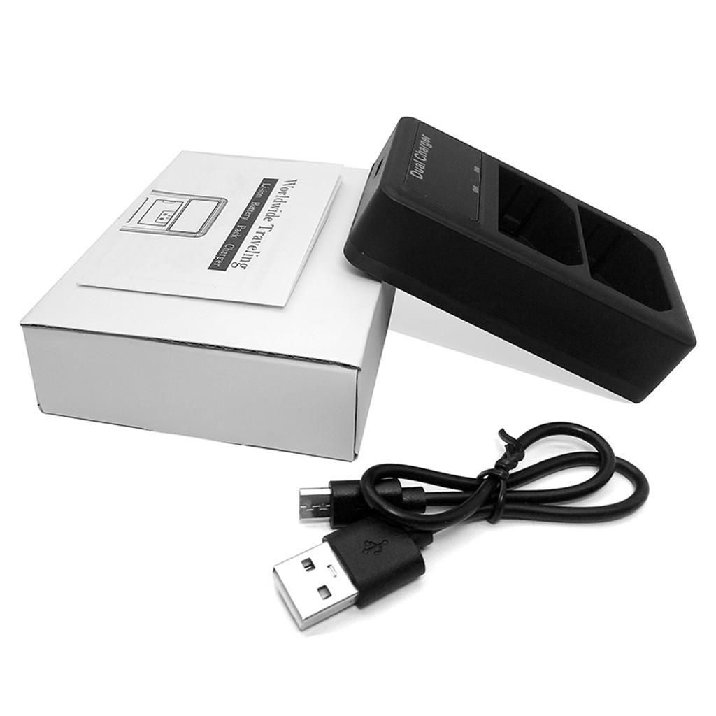 Digital Dual Slots Travel Camera Charger Charging Stand for NP-