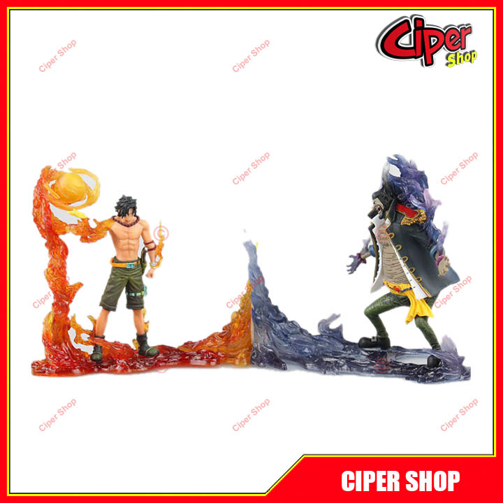 Mô hình Ace và Râu Đen - Mô hình One Piece - Figure Ace vs Teach One Piece