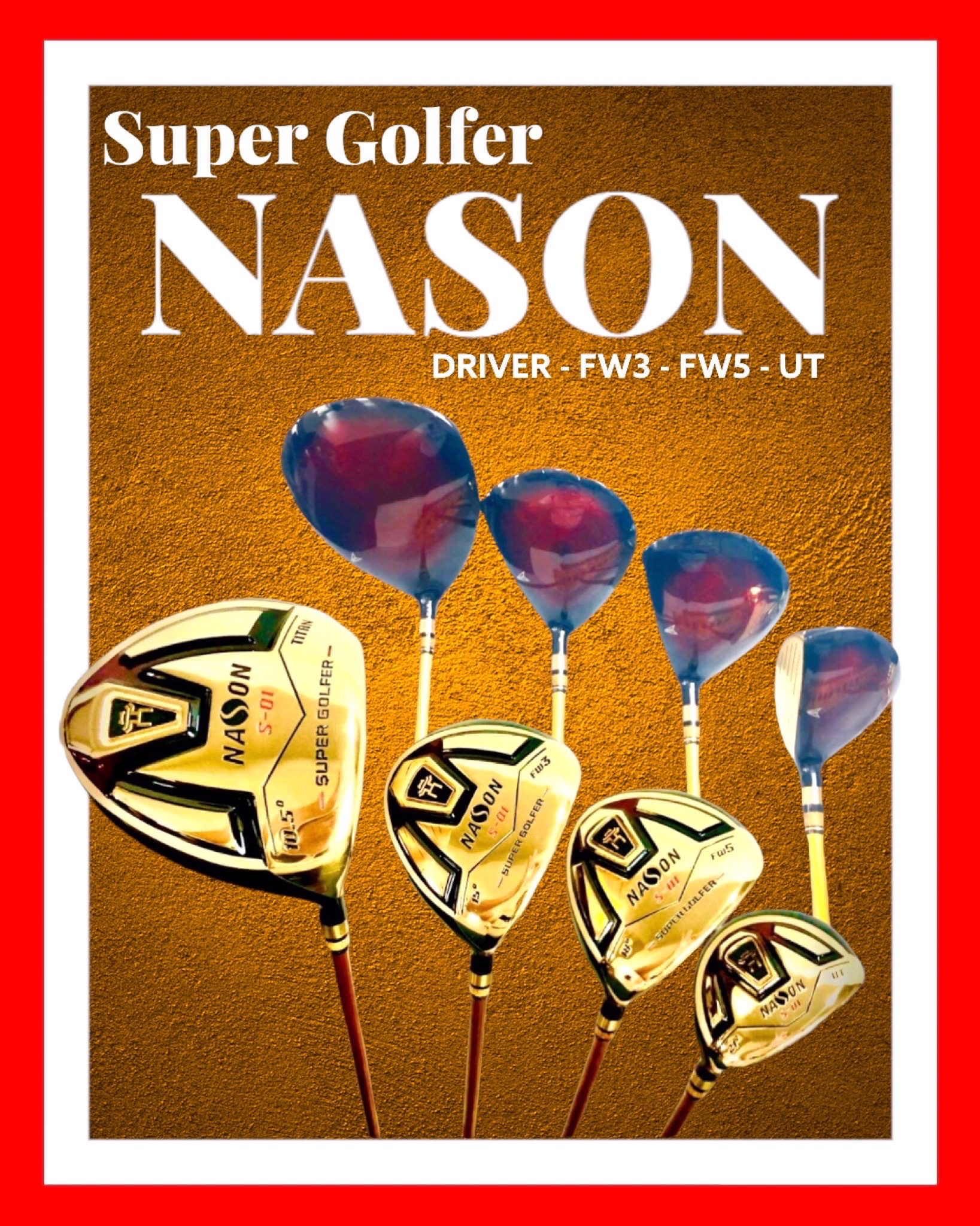 BỘ GẬY GOLF NAM PHONG THỦY Super SGS-01 | Nason