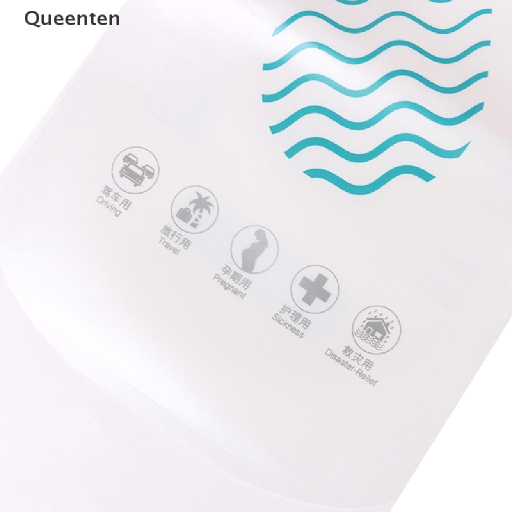 Queenten 4x Portable Disposable Urinal Urine Wee Toilet Bags Camping Car Emergency 700ML QT