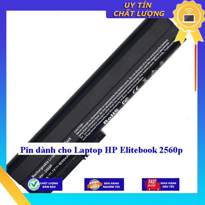 Pin dùng cho Laptop HP Elitebook 2560p - Hàng Nhập Khẩu MIBAT439