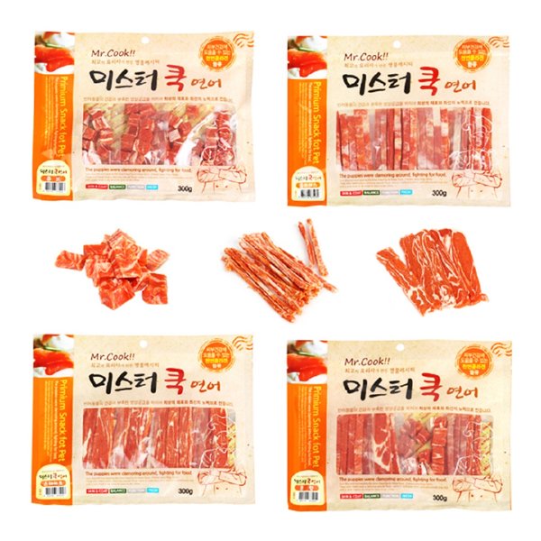 Đồ gặm cho chó snack thưởng thịt sấy khô Mr.Cook Korea