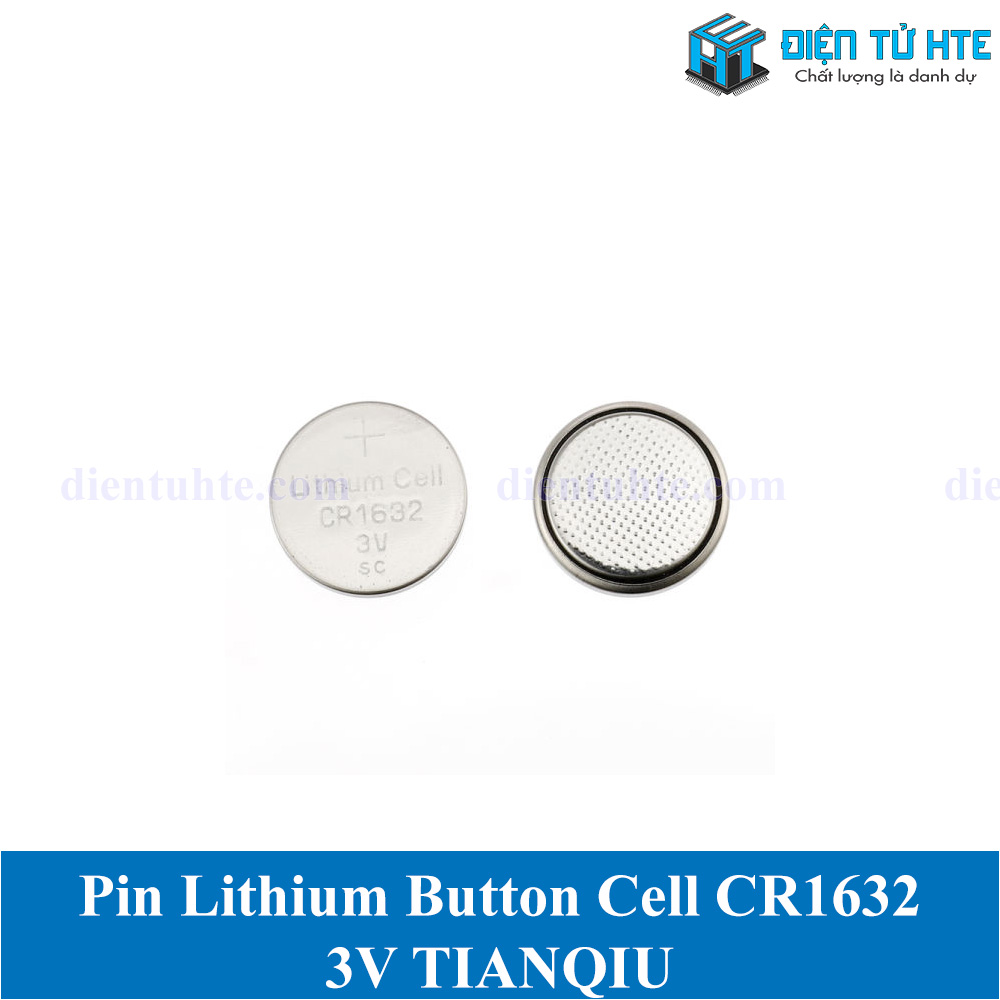 Bộ 2 viên Pin Lithium Cell CR1632 1632 3V (Trong vỉ)