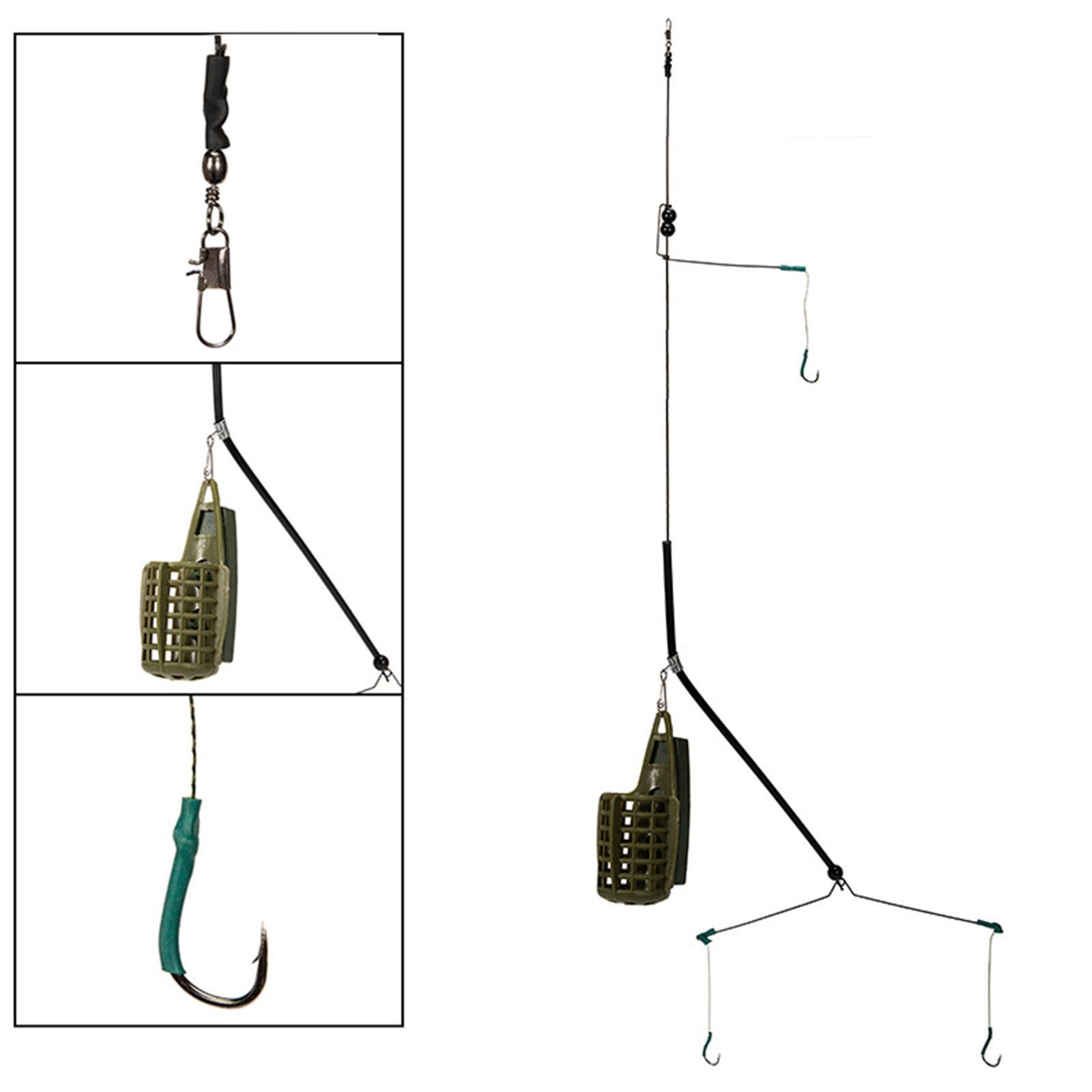 Carp Fishing Feeder Inline Method ABS Bait Thrower Durable Sea Fishing Holder Coast Fishing Terminal Tackles Accessories Equipment