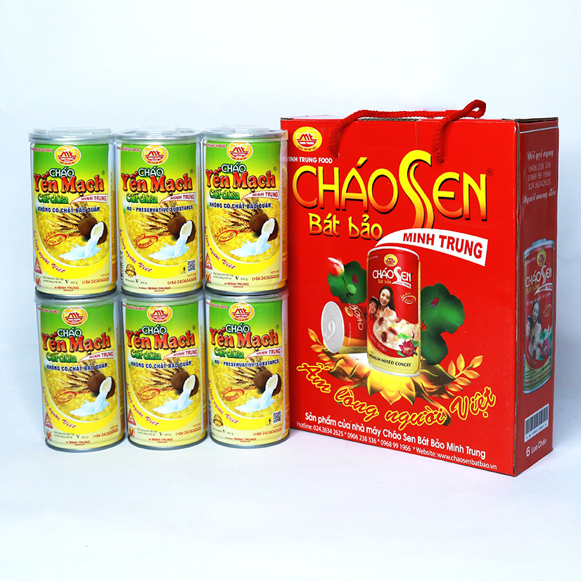 Cháo Yến Mạch Cốt Dừa Minh Trung 12 lon