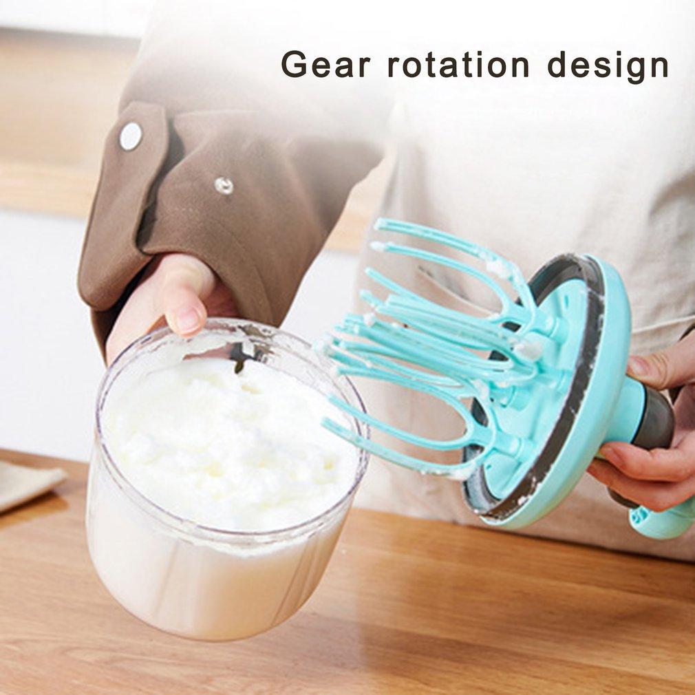 Mới Kem Đánh Bằng Tay Hộ Gia Đình Nhỏ Bán Tự Động Trứng Tạo Bọt Sữa Bánh Trứng Tay Cranked Đánh Đánh Phụ Kiện Nhà Bếp