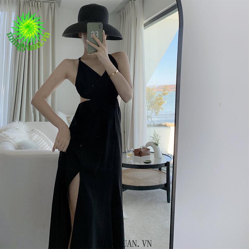 Đầm Nữ Không Tay Hở Lưng Thời Trang Quyến Rũ