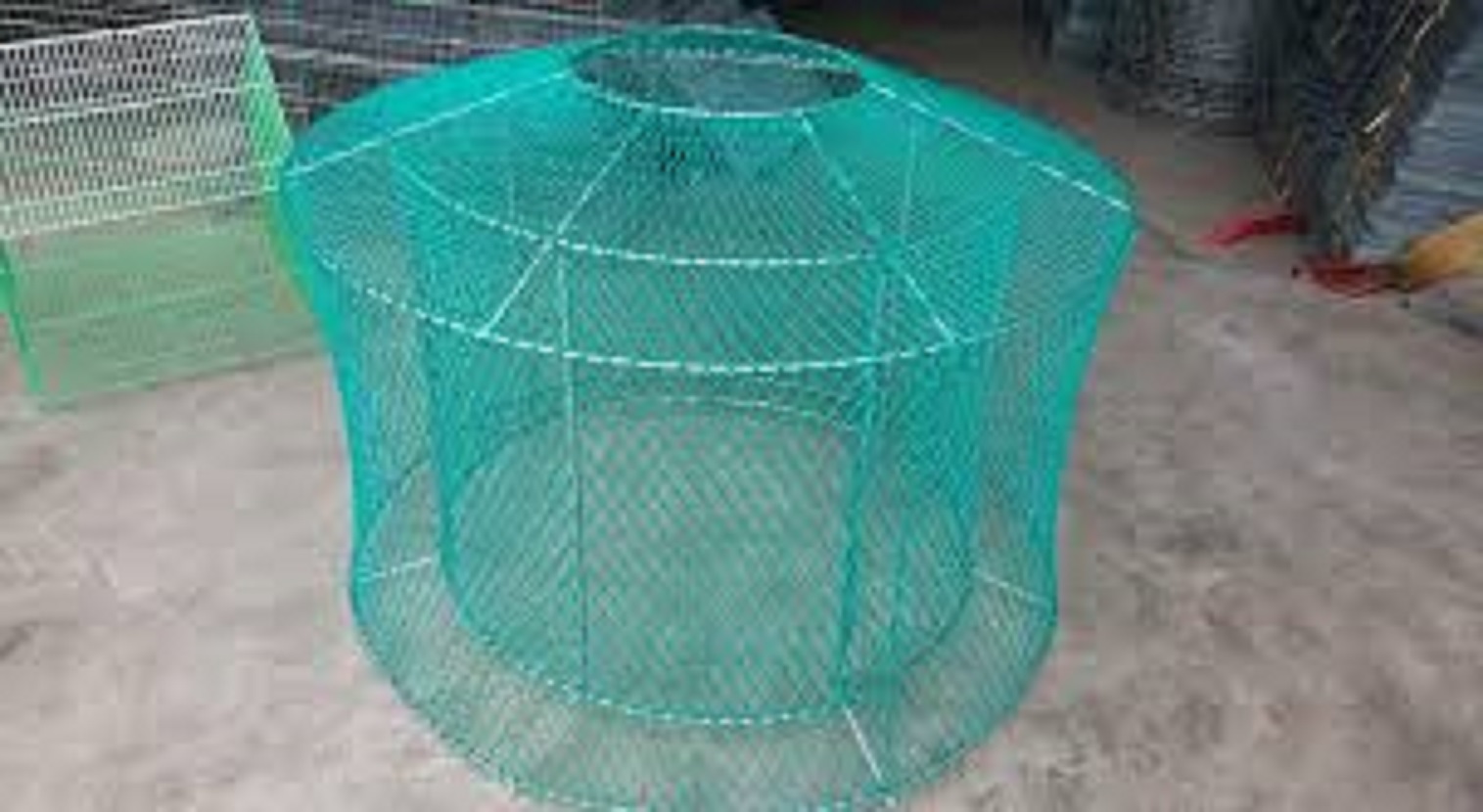 LỒNG CHẠY LƯỚI MỎNG CHO GÀ, LỒNG CHẠY LƯỚI CHO GÀ MÀU XANH