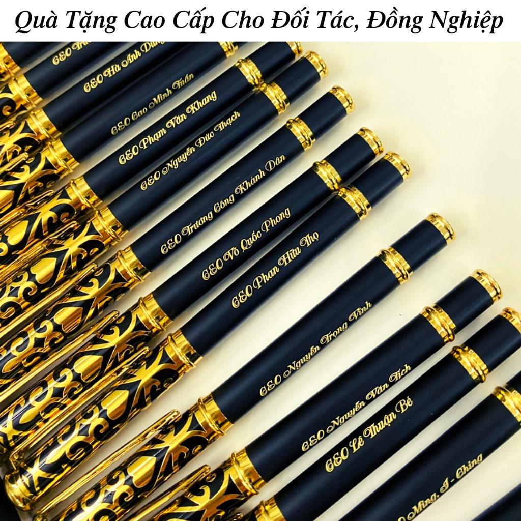 Bút Ký Tên, Viết Kí Dạ Bi Khắc Chữ Theo Yêu Cầu The Classic Royalian LD017 - Ngòi 0.5mm, Quà Tặng Cao Cấp