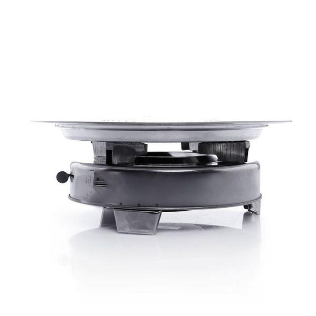 Compo chảo gang nướng + bếp cồn Inox