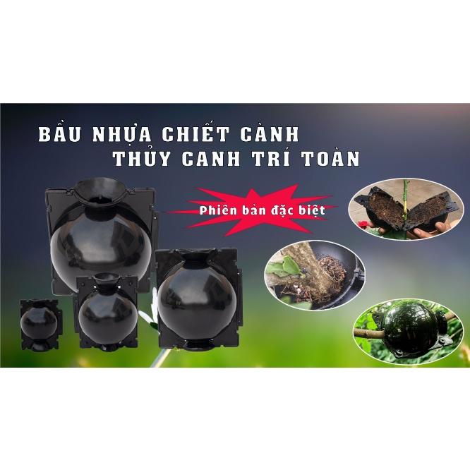 Bộ 40 Bầu Nhựa Chiếc Cành Đủ Kích Thước Từ 4cm, 6cm, 10cm, 12cm