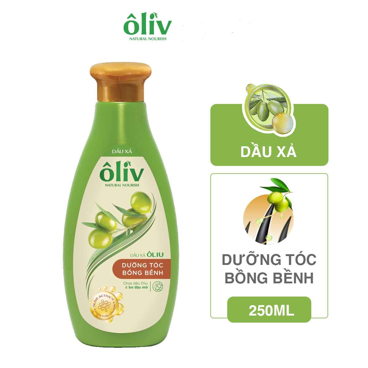 Dầu Xả Ôliv Dưỡng Tóc Bồng Bềnh