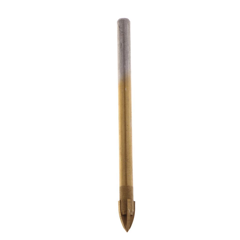 2x Drills 4mm Glass And Tile Drill Bit Round Shank Ceramic Mirror Marble