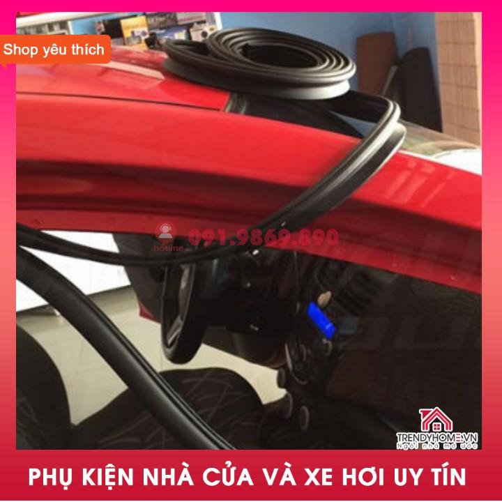 Gioăng cao su cửa oto, gioăng nguyên bản theo xe ô tô lõi thép cao su đen trendycar cao cấp