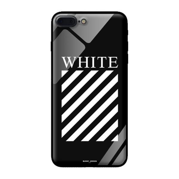 Ốp kính cường lực cho iPhone 8 Plus Trắng - Hàng chính hãng