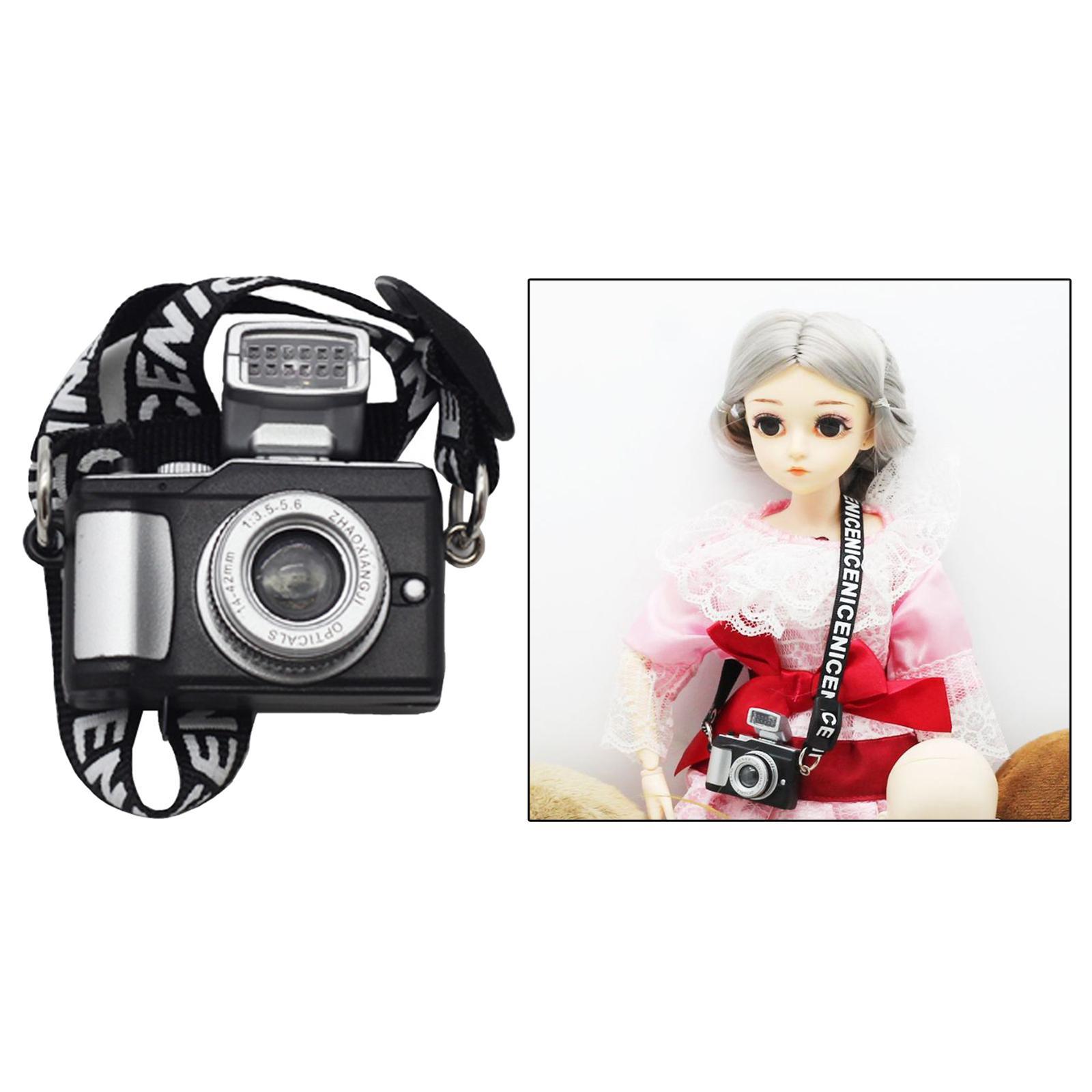Mini Camera Toys Accessories Dollhouse Play Decor for Children Kids