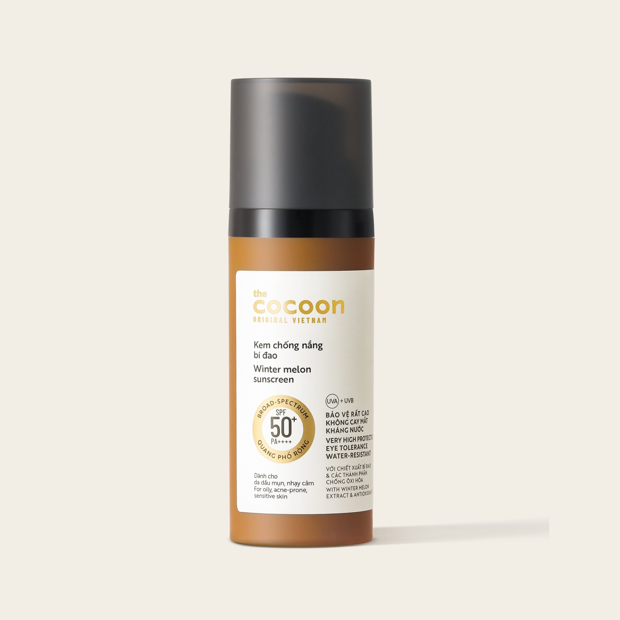 Kem Chống Nắng Bí Đao Cocoon Winter Melon Sunscreen SPF 50+ PA++++ 50ml