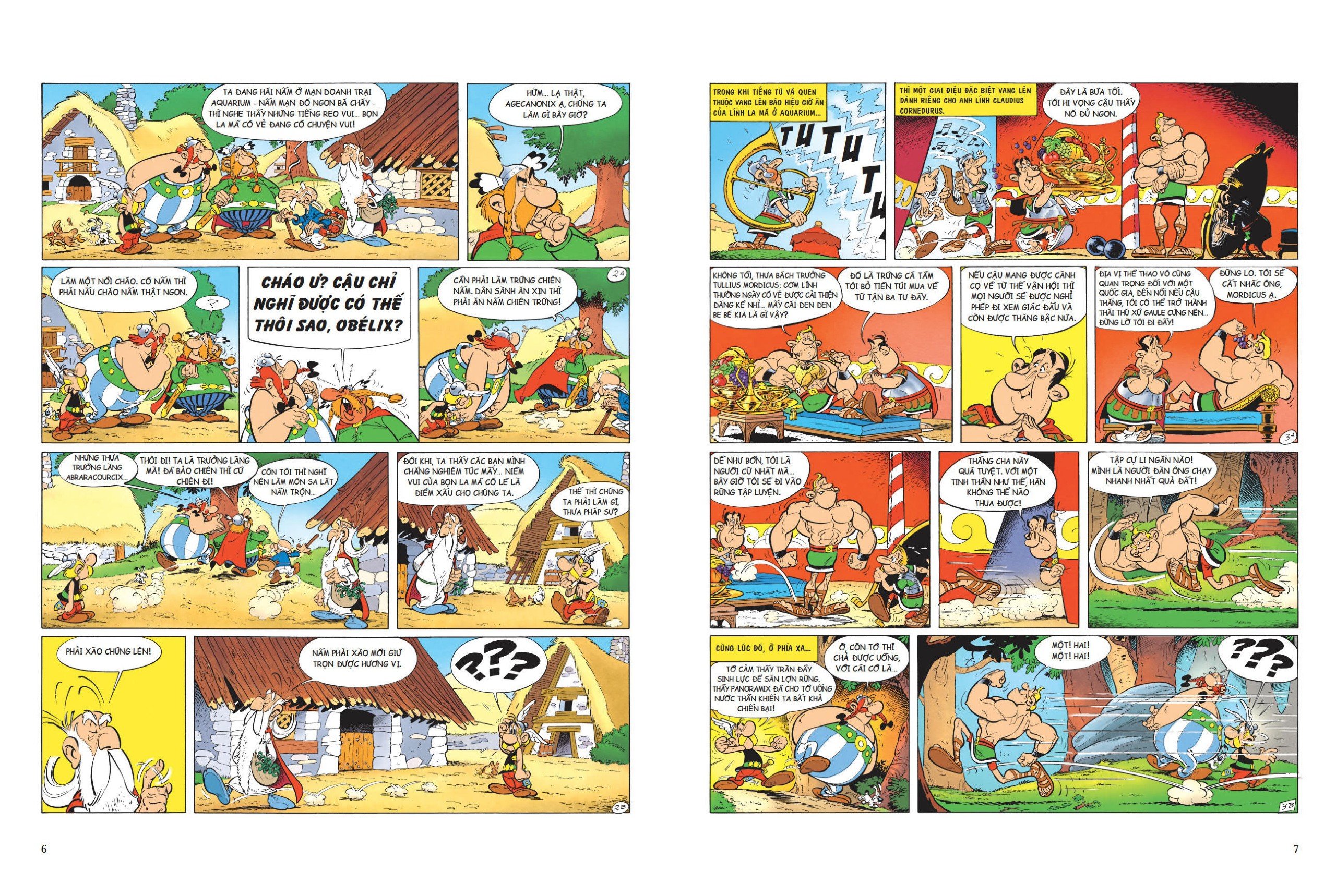 [Combo 3 Cuốn mới nhất 2024 – In màu toàn bộ] ASTERIX (Astérix - Chiếc Khiên Arverne; Astérix Và Cái Vạc và Astérix Ở Thế Vận Hội) –NXB Kim Đồng