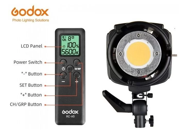 ĐIỀU KHIỂN TỪ XA CHO ĐÈN LED GODOX RC-A5 HÀNG CHÍNH HÃNG